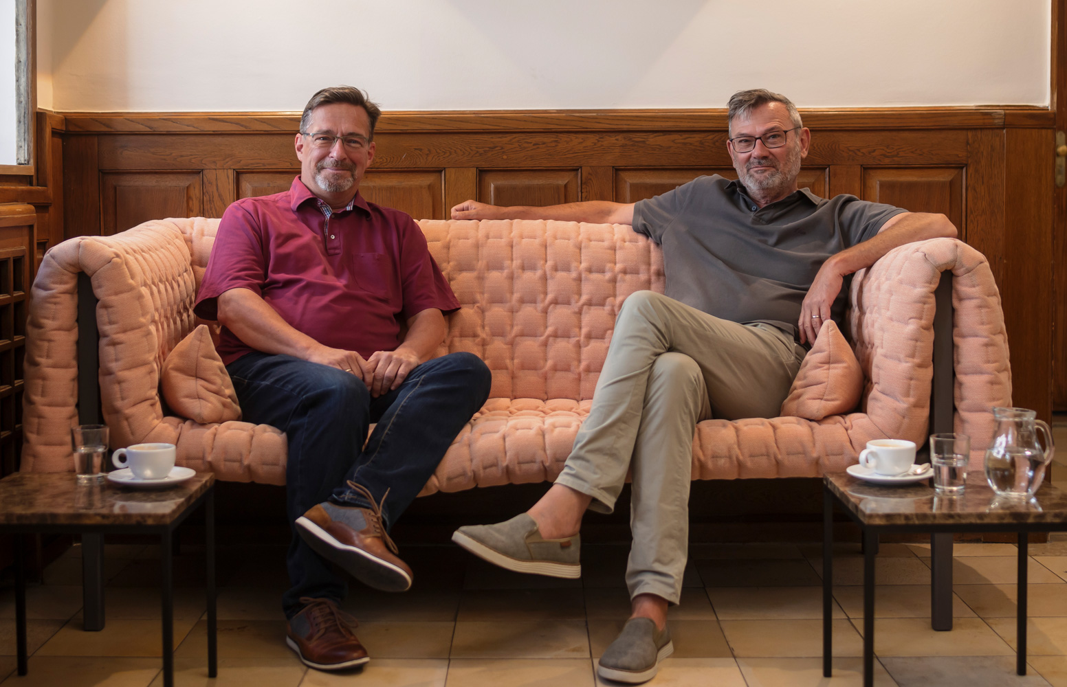 Richard und Thomas- Die Gastgeber im Hotel Minerva